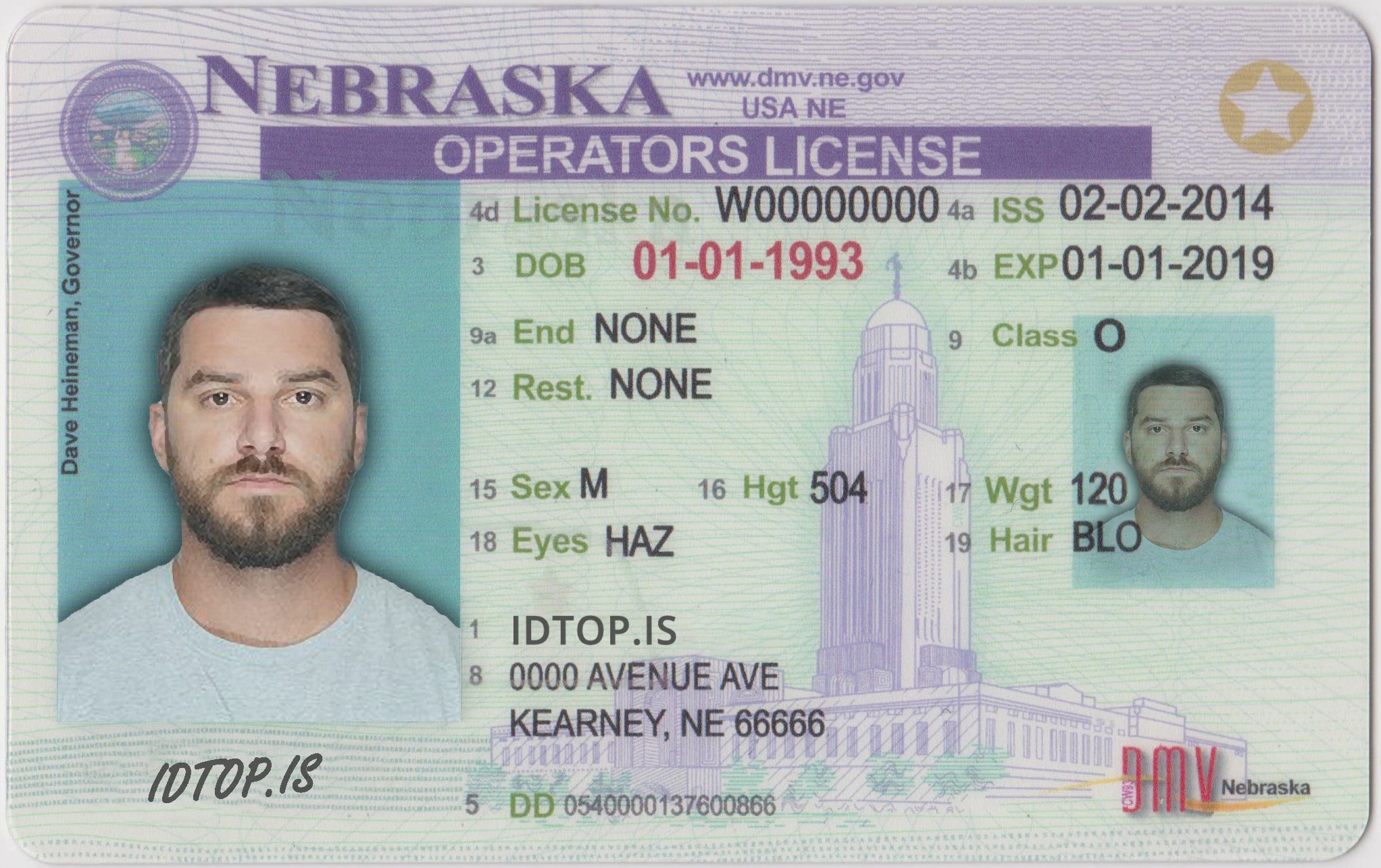 Nebraska Fake ID